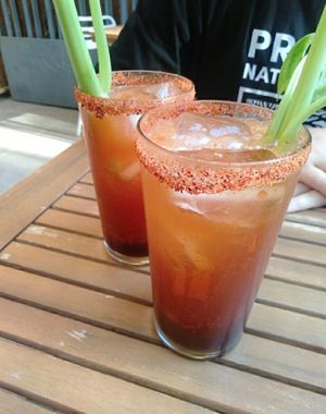 Micheladas at Taquería La Lupe Alameda in Sevilla