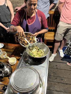 Priya  at Priya's Cooking School in Ella