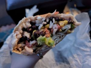 Spring special vegan burrito at Salt 2.0 in Torrington