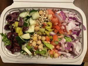 Greek Buddha Bowl - Yum!!  at Salt 2.0 in Torrington