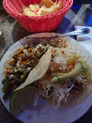 Impossible & Sweet Potato Tacos at Sancho Tacos in Breckenridge