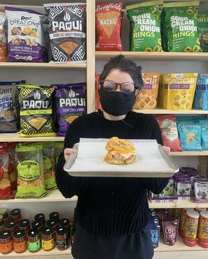 Inside Black Radish DTSP with BOC at Black Radish Grocer DTSP in St Petersburg