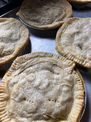 Veggie pot pies at MacroMom in Charlottetown