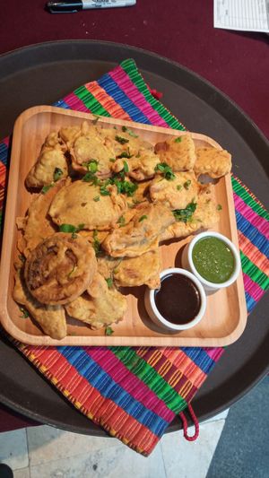 Pakora Platter  at Indian Accent in Antigua