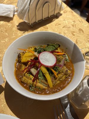   at Indian Accent in Antigua