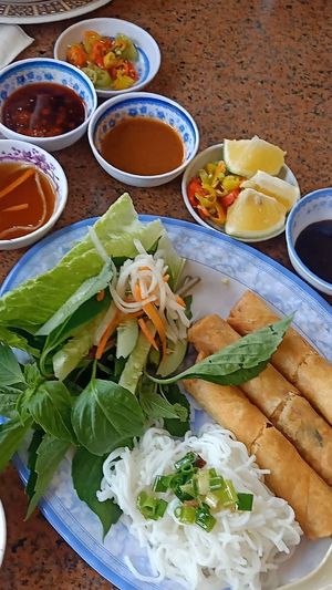 Spring roll at Thuong An lac in Honolulu