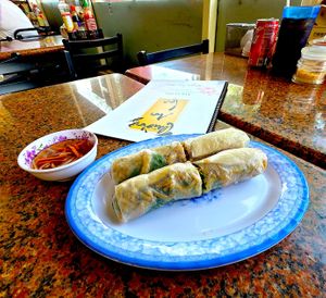 Summer Rolls with Soy Protein. at Thuong An lac in Honolulu
