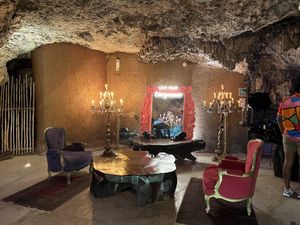 Entry to cave  at Alux Restaurante in Playa Del Carmen