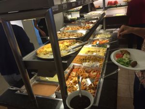 Hot dishes. at Lagoa Tropical in Sao Paulo