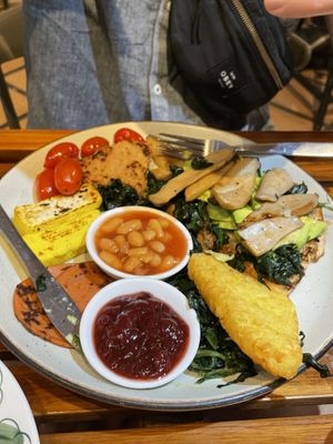 Vegan breakfast platte  at Patcharee French Bakery in Ao Nang