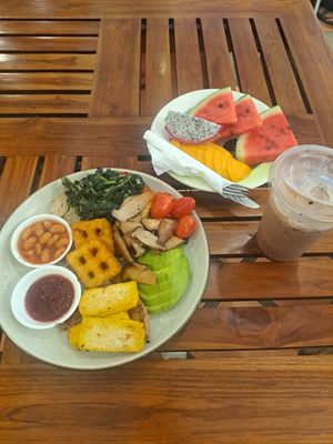Vegan Breakfast at Patcharee French Bakery in Ao Nang
