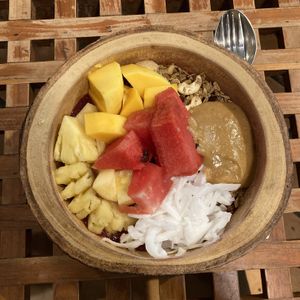 Huge açaí bowl  at Patcharee French Bakery in Ao Nang