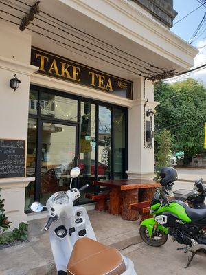 Front of shop at TAKE TEA in Udon Thani