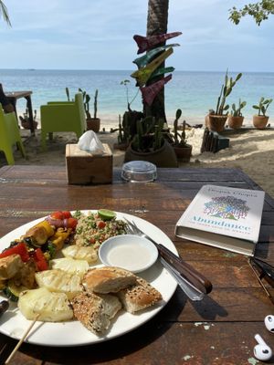 Veg kebab 10000/10  at Secret Beach Bar and Grill in Koh Phangan