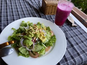 Avocado salad  at Canary Bungalows in Phu Quoc