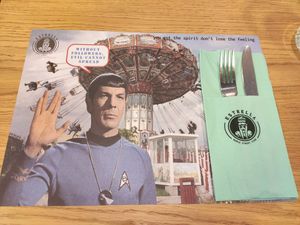 The table at Estrella Cosmos in Thessaloniki