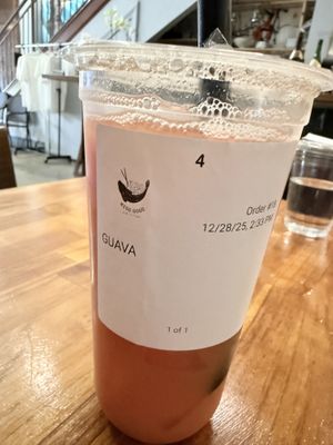 Guava juice at miso good   at Miso Good Ramen in Santa Rosa