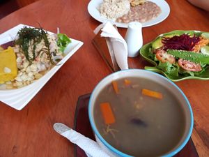 2 menus = 20 soles at El Eden in Tarapoto