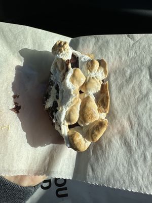 Vegan s’mores brownie   at Gregory's Coffee in Melville