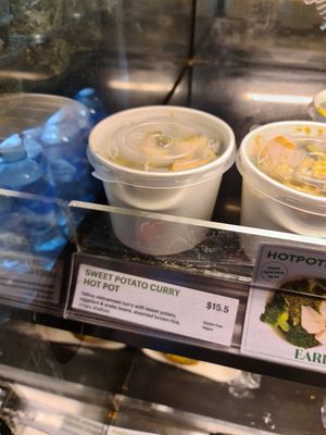 Sweet potato curry at MEL - Earl Canteen - T3 in Melbourne