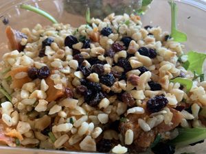 Brown rice salad. Hey good but very expensive    at MEL - Earl Canteen - T3 in Melbourne