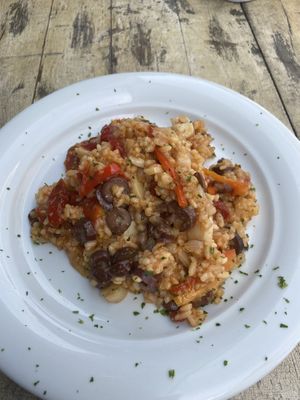 Cebola recheada com risotto   at Munganga Bistrô in Ipojuca