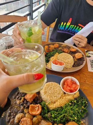 Feijoada com caipirinha  at Refúgio Veg in Rio De Janeiro