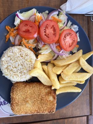 Tofu plate  at Refúgio Veg in Rio De Janeiro