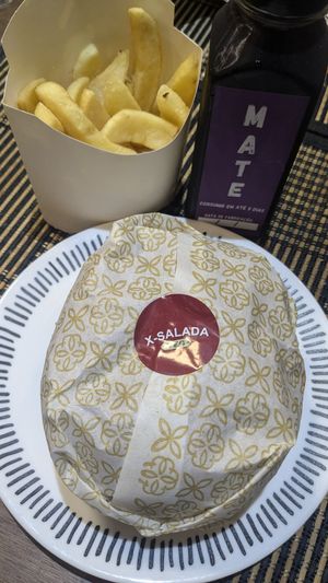 Combo X-salada at Refúgio Veg in Rio De Janeiro