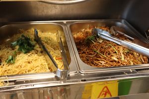 Buffet Offerings. at Ahimsa Buffet 無肉食 in New Territories