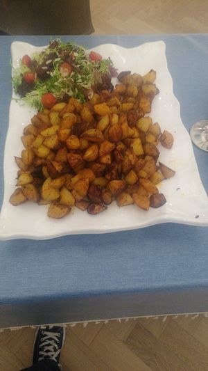 Roasted Potatoes at LN Fortunate Coffee in Shanghai