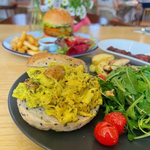 Katie Tang - Turmeric Tofu Egg  at LN Fortunate Coffee in Shanghai