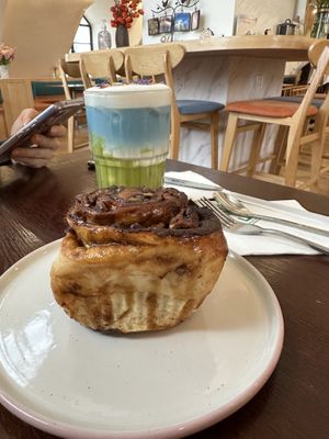 Cinnamon roll  at LN Fortunate Coffee in Shanghai