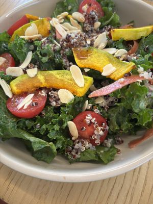 Kale salad with pumpkin   at LN Fortunate Coffee in Shanghai