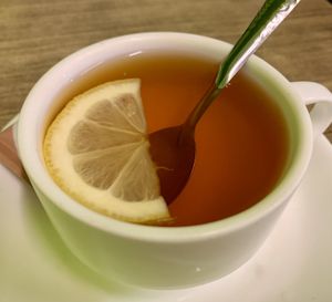 Ice lemon tea at Gokul Vegetarian Restaurant - Fortune Centre in Central Singapore
