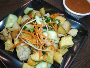 Indian Rojak at Gokul Vegetarian Restaurant - Fortune Centre in Central Singapore