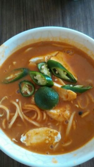 Mee Rebus at Gokul Vegetarian Restaurant - Fortune Centre in Central Singapore