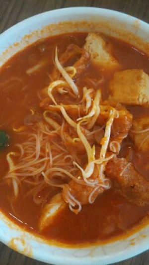 Mee Siam at Gokul Vegetarian Restaurant - Fortune Centre in Central Singapore