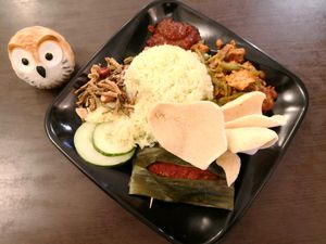 Nasi Lemak  at Gokul Vegetarian Restaurant - Fortune Centre in Central Singapore
