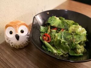 Kailyan Oyster Sauce at Gokul Vegetarian Restaurant - Fortune Centre in Central Singapore