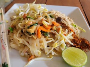 Phad Thai #Veganuary at JaJa's Restaurant Thai Vegan in Koh Phangan