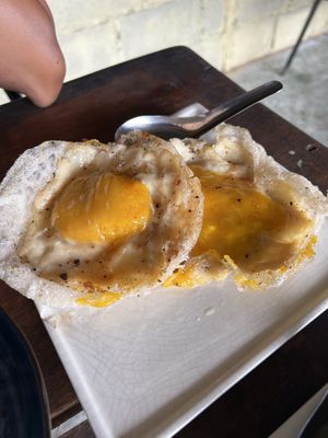 Huevos   at JaJa's Restaurant Thai Vegan in Koh Phangan