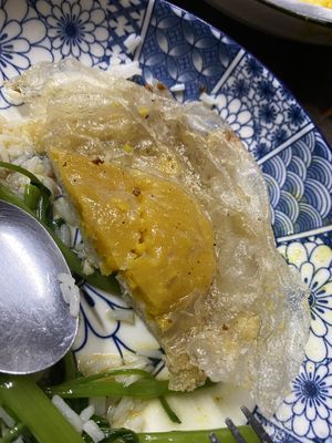 Fried egg  at JaJa's Restaurant Thai Vegan in Koh Phangan