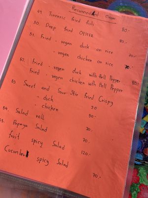   at JaJa's Restaurant Thai Vegan in Koh Phangan