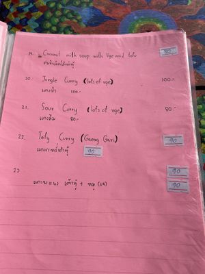   at JaJa's Restaurant Thai Vegan in Koh Phangan