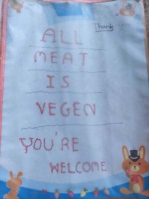 Menu at JaJa's Restaurant Thai Vegan in Koh Phangan