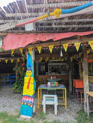 Front of the store at JaJa's Restaurant Thai Vegan in Koh Phangan
