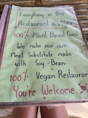   at JaJa's Restaurant Thai Vegan in Koh Phangan