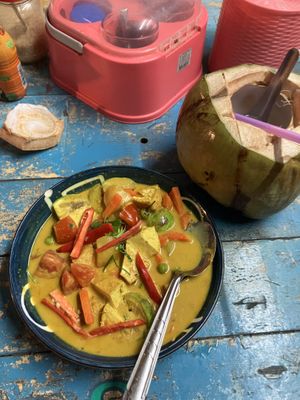 jungle curry   at JaJa's Restaurant Thai Vegan in Koh Phangan