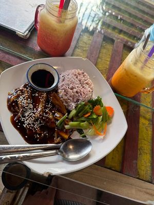   at JaJa's Restaurant Thai Vegan in Koh Phangan